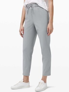 Lululemon Keep Moving Pant 7/8 High-Rise Luxtreme Rhino Grey Women’s Size 18